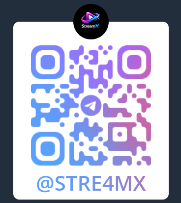 Scan to join the StreamX Telegram channel